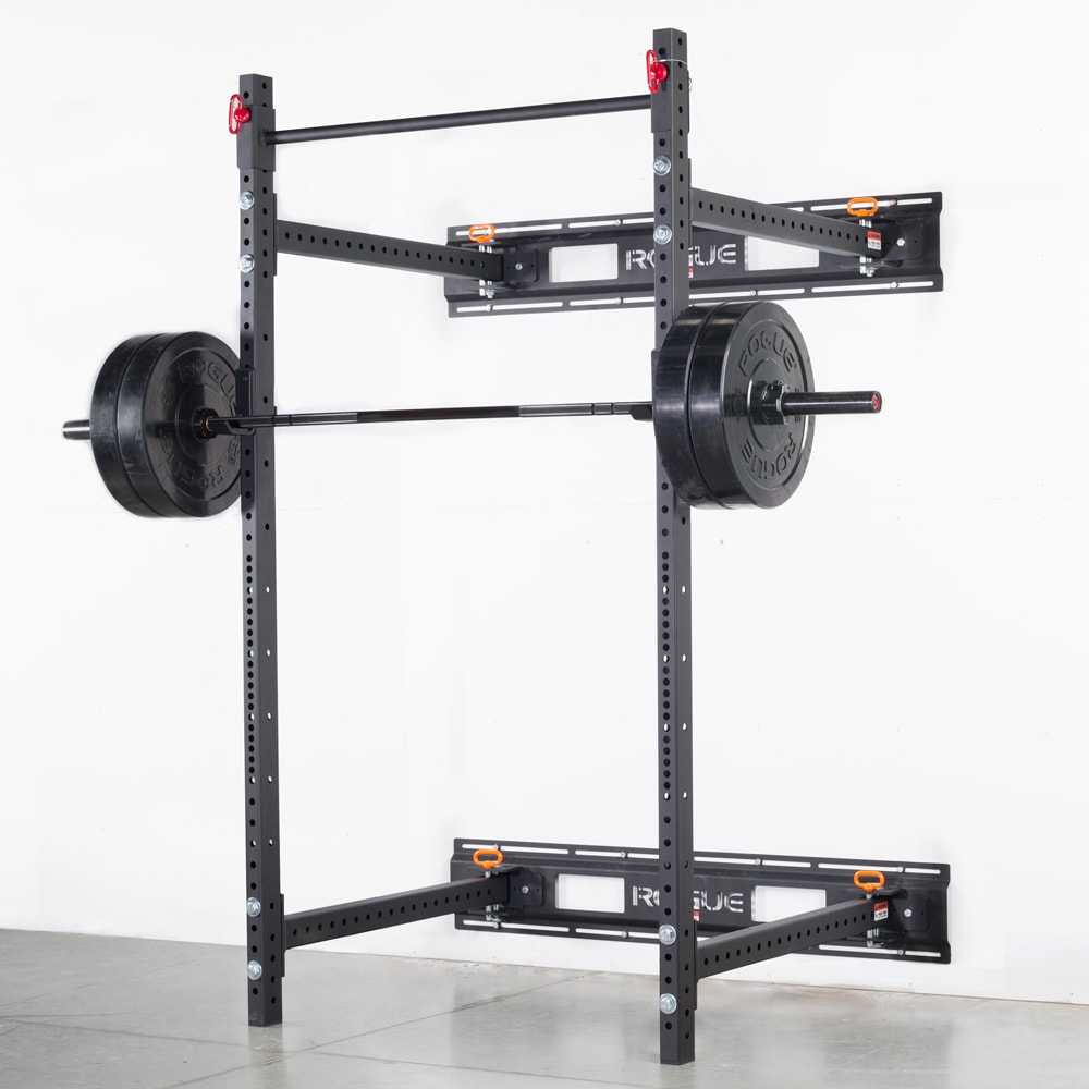 Rogue R-3W Fold Back Wall Mount Rack - Made in the USA | Rogue Fitness